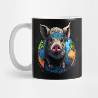 Pot-Bellied Pig Earth Day Mug